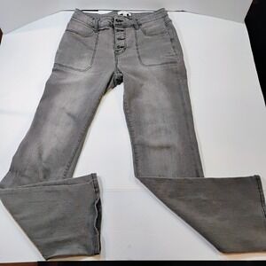Daily Thread Women's Size 10 Straight Leg Jeans Black